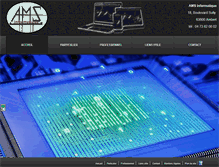 Tablet Screenshot of ams-informatique.com